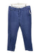 Polo Size 36 Blue Cotton Blend Solid Khakis Men's Pants Blue / 36