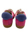 Dolce Vita Shoe Size 8 Pink Leather Upper Scallop Detail Lace Up Sneakers Pink / 8