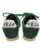 Veja Shoe Size 8 Green & Navy Blue Leather & Synthetic Lace Up Low Top Sneakers Green & Navy Blue / 8