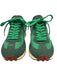 Veja Shoe Size 8 Green & Navy Blue Leather & Synthetic Lace Up Low Top Sneakers Green & Navy Blue / 8