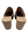 Chocolat Blu Shoe Size 8 Taupe Beige Suede Scallop Edge Studded Clog Mules Taupe Beige / 8