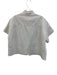 Tuckernuck Size S White Cotton stand collar Short Sleeve Buttons Crop Top White / S