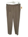 Theory Size 6 Taupe Beige Triacetate & Polyester Elastic Waist Trouser Pants Taupe Beige / 6
