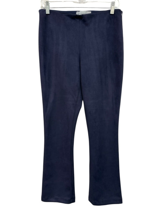 Tuckernuck Size M Navy Blue Polyester & Spandex Faux Suede Side Zip Pants Navy Blue / M