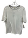Boden Size 8 White & Black Cotton & Polyamide Short Sleeve Scallop Detail Top White & Black / 8