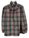 Tuckernuck Size S Green, Red, Black Polyester Long puff sleeve Tartan Plaid Top Green, Red, Black / S