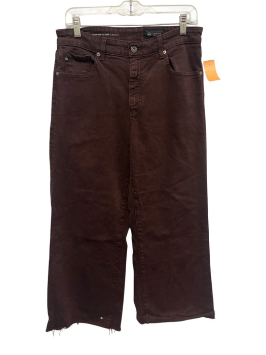 AG Adriano Goldschmied Size 29 Brown Wash Cotton Denim 5 Pocket High Rise Jeans Brown Wash / 29