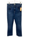 Mother Size 29 Dark Wash Cotton Denim High Rise Zip & Button Straight Jeans Dark Wash / 29