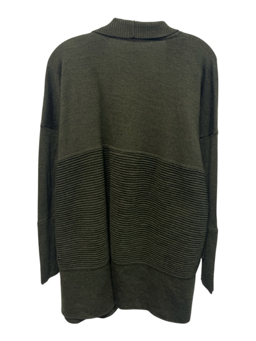 Lululemon Size One Size Hunter Green Merino Wool Ribbed Open Front Sweater Hunter Green / One Size