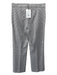 Theory Size 6 Black, White & Beige Polyester Zip & Hook Closure High Rise Pants Black, White & Beige / 6