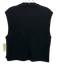Cuyana Size S Black Cotton Sleeveless Cowl Neck Sweatshirt Top Black / S