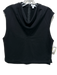 Cuyana Size S Black Cotton Sleeveless Cowl Neck Sweatshirt Top Black / S