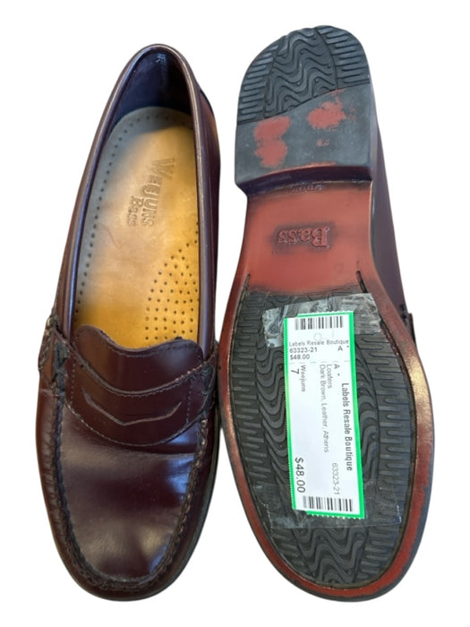 Weejuns Shoe Size 7 Dark Brown Leather Loafers Dark Brown / 7