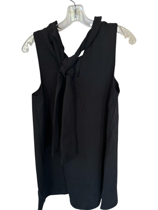 Pomander Place Size M Black Polyester Ruffle shift Mini Dress Black / M