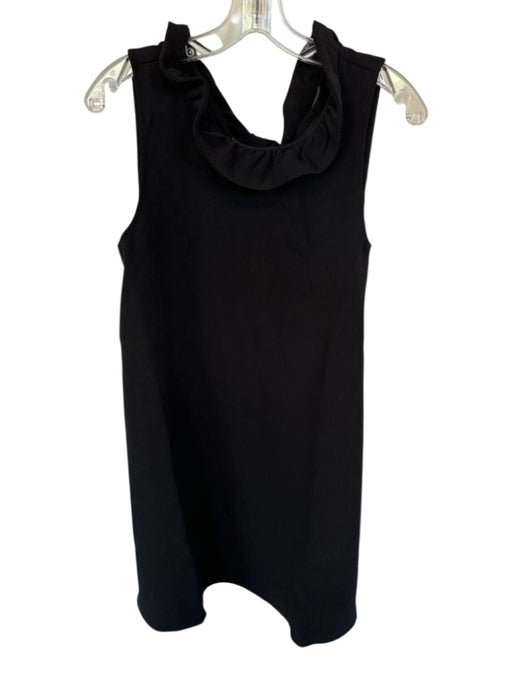 Pomander Place Size M Black Polyester Ruffle shift Mini Dress Black / M