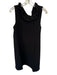 Pomander Place Size M Black Polyester Ruffle shift Mini Dress Black / M