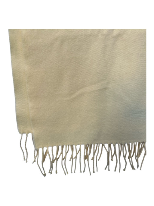 Butter Yellow Cashmere Fringe scarf Butter Yellow / One Size