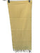Butter Yellow Cashmere Fringe scarf Butter Yellow / One Size