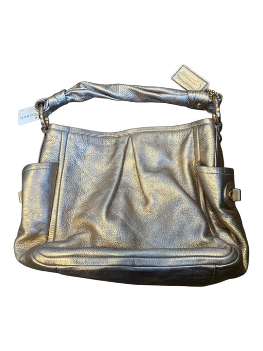 Coach Rose Gold Leather Shoulder Strap Metallic GHW Bag Rose Gold / M