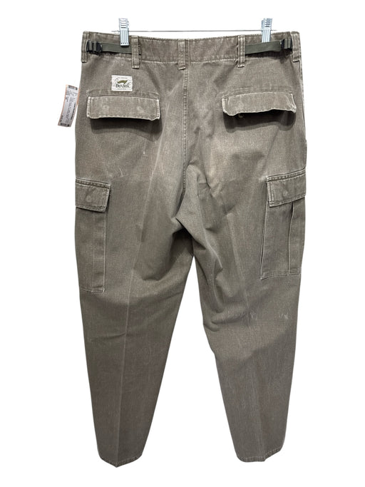 Duxbak Size 36 Faded Green Cotton Washed Cargo Pocket Khakis Men's Pants Faded Green / 36