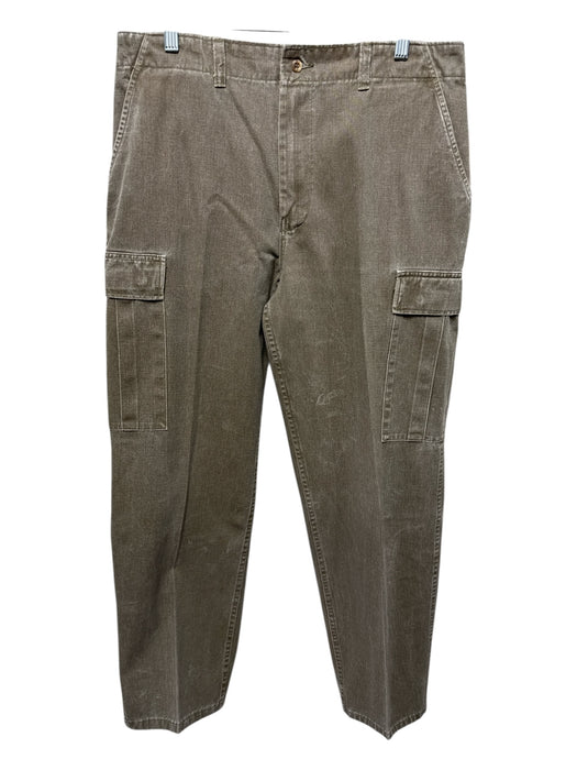 Duxbak Size 36 Faded Green Cotton Washed Cargo Pocket Khakis Men's Pants Faded Green / 36