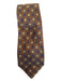Miller Brothers Tan Brown Silk Abstract Men's Ties Tan Brown