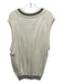 Lyle & Scott Size Est XL Off White & Gray Cotton Blend Cable Knit Vest Sweater Off White & Gray / Est XL