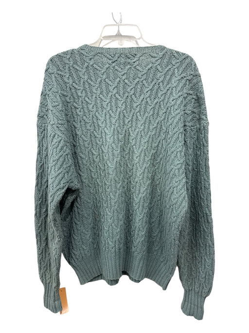 Polo Size XL Green Cotton Cable Knit Crew Men's Sweater Green / XL