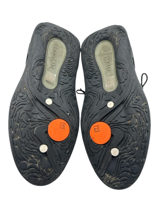 Balmain Shoe Size 9 Box Incl Black, Olive & White Synthetic Trainer Sneakers Black, Olive & White / 9