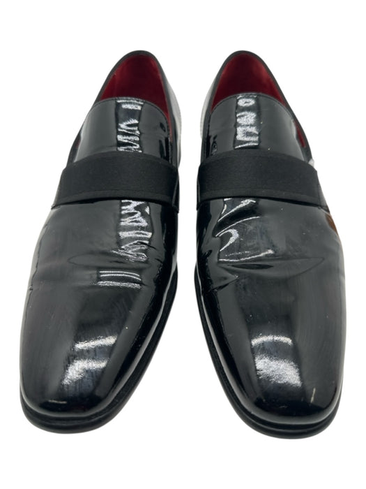 Hugo Boss Shoe Size 9 Black Patent Leather Solid Dress Men's Shoes Black / 9