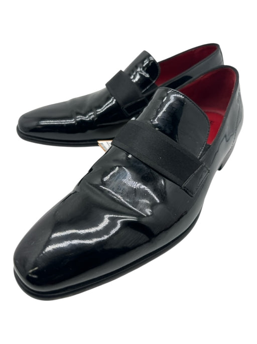 Hugo Boss Shoe Size 9 Black Patent Leather Solid Dress Men's Shoes Black / 9