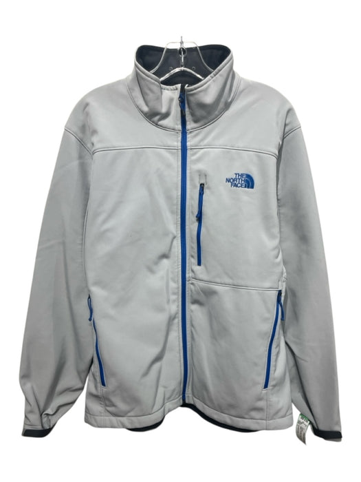 Polo Size 3XB White & Blue Cotton Striped Polo Men's Jacket White & Blue / 3XB