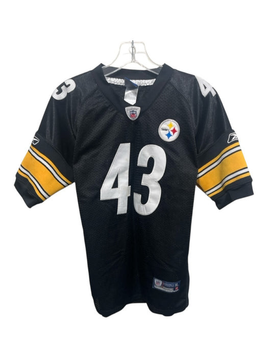 Reebok Size Est S Black Synthetic Mesh Athleisure Men's Short Sleeve Black / Est S