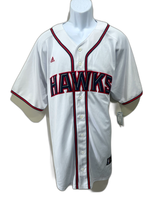 Adidas Size XL Red, White & Blue Polyester Jersey Men's Short Sleeve Red, White & Blue / XL