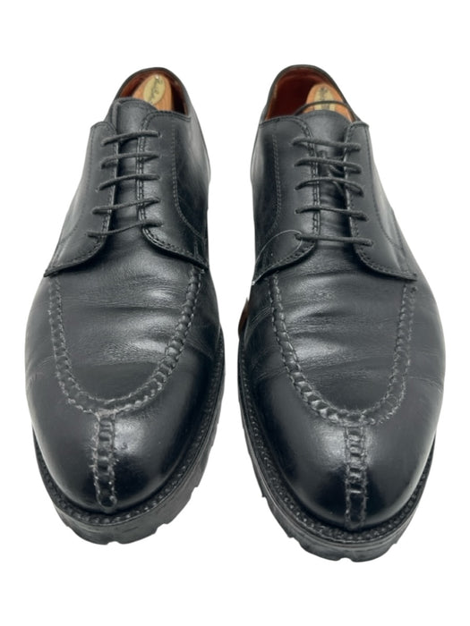 Alden Shoe Size 13B Black Leather Solid Stacked Heel Dress Men's Shoes Black / 13B