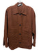 Adolfo Dominguez Size XS Rust Brown Missing Fabric Tag Patch Pocket Jacket Rust Brown / XS