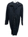 Vince Size XS Navy Blue Cotton Long Sleeve Button Front Collared Shirt Dress Navy Blue / XS