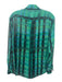 Equipment Femme Size XS Green, Black & Blue Missing Fabric Tag Semi Sheer Top Green, Black & Blue / XS