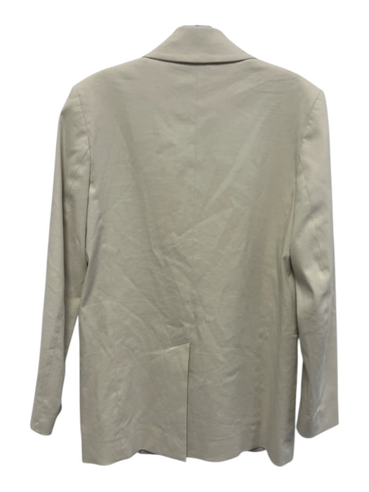Ba&sh Size 0 Light Wash Cotton Blazer One Button Long Sleeve Jacket Light Wash / 0