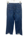 J Brand Size 26 Dark Wash Cotton Zip Up Mid Rise Straight Wide Cut Fringe Jeans Dark Wash / 26