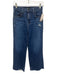 J Brand Size 26 Dark Wash Cotton Zip Up Mid Rise Straight Wide Cut Fringe Jeans Dark Wash / 26