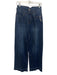 Scotch & Soda Size 0/25 Dark Wash Cotton Wide Leg High Rise 2 Button Jeans Dark Wash / 0/25