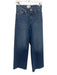 Frame Size 26 Dark Wash Cotton Wide Leg High Rise Jeans Dark Wash / 26