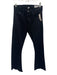 Rag & Bone Size 27 Black Cotton Slim Straight High Rise Boot Cut Fringe Jeans Black / 27