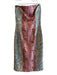 Tracy Reese Size 2 Pink, Blue & Multi Silk Lined Strapless Floral Back Zip Dress Pink, Blue & Multi / 2