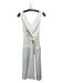 Tibi Size 0 Cream Polyester Back Zip Pocket Sleeveless Dress Cream / 0