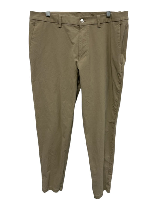 Lululemon Size 36 Beige Polyester Blend Solid Athleisure Men's Pants Beige / 36