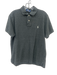 Polo Size L Dark Gray Cotton Solid Polo Men's Short Sleeve Dark Gray / L