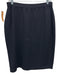 St. John Basics Size 10 Black Wool Elastic Waist Skirt Black / 10