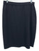 St. John Basics Size 10 Black Wool Elastic Waist Skirt Black / 10